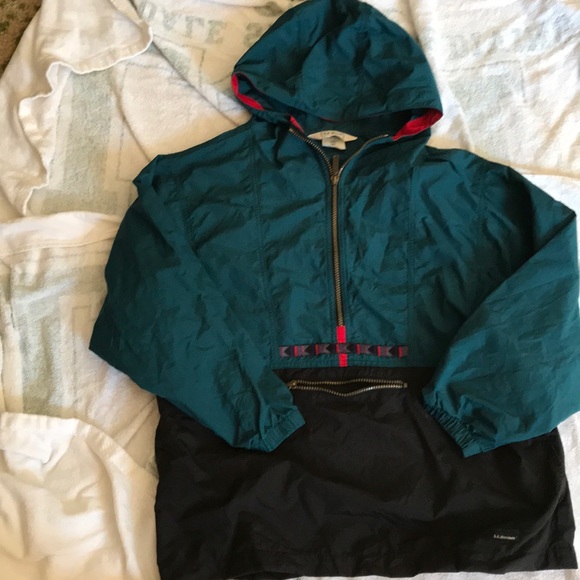 half zip rain coat